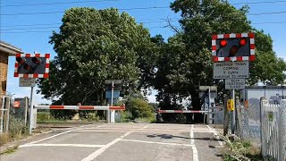 Milton Level Crossing Cambridgeshire [upl. by Asalocin]