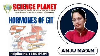 HORMONES OF GIT II ENDOCRINE CELLS II BY ANJU MAM II SCIENCE PLANET II [upl. by Eceinaj]