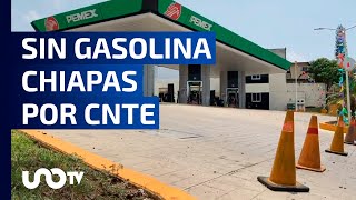 Desabasto de gasolina cierre de comercios plantones y Metro gratuito por CNTE [upl. by Bonar]