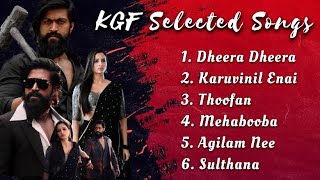 KGF Selected Songs  Rocking Star Yash  Srinidhi Shetty [upl. by Hollander201]