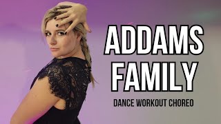 The Addams Family  Halloween DanceFit Choreography Fun and Spooky Dance [upl. by Esiuol]