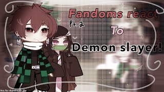 Fandom reacts to  Demon slayer Short [upl. by Ambrosane]