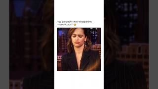 Emilia Clarke about Kit Harringtons douchey dance got shorts celebrity fyp viral shortvideo [upl. by Nnayelsel]