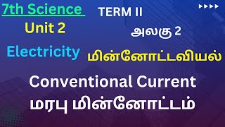 07th Science TN 1 Conventional Current and Electron Flow [upl. by Arturo]