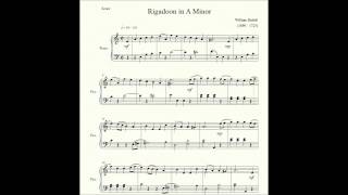 Rigadoon in A Minor  William Babell  Piano Repertoire 4 [upl. by Stent]