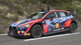 HYUNDAI i20 N Rally1 Hybrid  Thierry Neuville  TEST Rally RACC 2022 [upl. by Knarf]