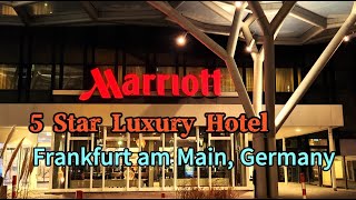 Hotels in Frankfurt4K프랑크푸르트 Frankfurt Marriott Hotel 5 Star Luxuty Hotel Germany프랑크푸르트메리어트호텔 [upl. by Aelyk623]