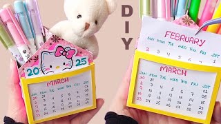 How to make paper Calendar at home  DIY Calendar  Paper Calendar Ideas  Art and Craft with Paper [upl. by Cornelle760]