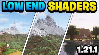 BEST High FPS Low End Shaders For Minecraft 1211 [upl. by Durnan]