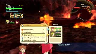 Ni No Kuni Wrath of the White Witch Moltaan Volcanic Boss Fight 6 [upl. by Drol]