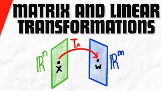 Matrix Transformations and Linear Transformations  Linear Algebra [upl. by Edecrem809]