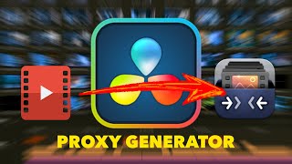 How to USE Blackmagic Designs PROXY GENERATOR FAST [upl. by Nnaeirrac]