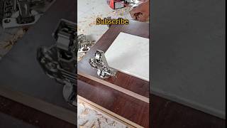 auto hinges kaise lagayeauto hinges woodworkingtips woodwork [upl. by Ailana334]