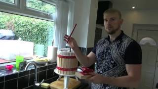 Making hard apple cider at home from picking to bottling  cider press [upl. by Trautman577]