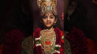 Aigiri Nandhini 🙏  Kaali Matha 😍  Srigayathri Aaradhya dasaranavaratri trending shorts [upl. by Neruat]