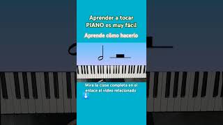 clase de piano para principiantes piano aprendeatocarpiano [upl. by Graniah]