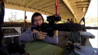 AR15 Miculek Muzzle Brake Side Blast [upl. by Burrell635]