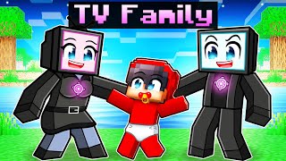 Adopted by TV FAMILY in Minecraft [upl. by Enniroc]