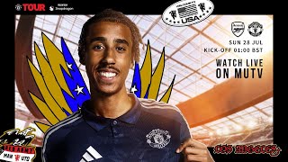 Man Utd vs Arsenal  LIVE MUTV PreMatch Build Up Sun 0000 BST  202425 Tour [upl. by Ahsie]