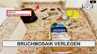 TUTORIAL Bruckmosaik Polygonalfliesen verlegen  Part 2 [upl. by Anyalram]