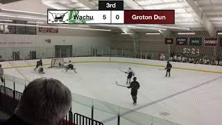 Wachusett Boys Varsity Hockey vs Groton Dunstable [upl. by Weinstein]