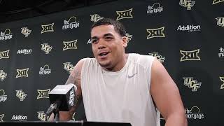 UCF Football DT John Walker Press Conference ⚔️🏈 [upl. by Yendic]