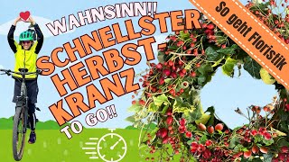 10MinutenHerbstkranz blitzschnell selber machen mit Efeu I DIYAnleitung zum nachmachen [upl. by Dermot]