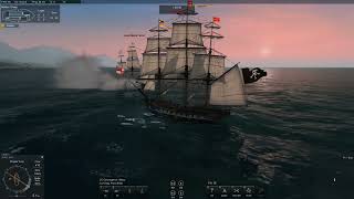 Naval Action  R5 Essex Fun Battles 4 [upl. by Kruse]