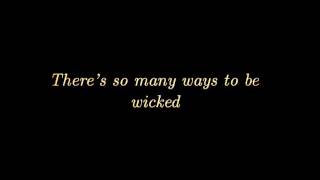 Ways To Be Wicked Lyrics [upl. by Osana]