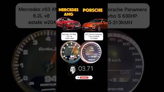 Benz c63 vs Porsche panamera [upl. by Amandy293]