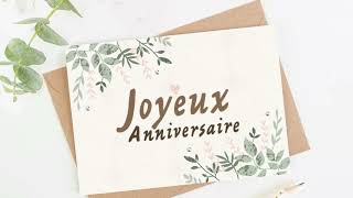 Messages danniversaire originaux pour un souhaiter un anniversaire [upl. by Illek]