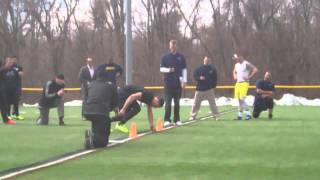 Merrimack College Football PRO DAY  Friday April 5 2013 [upl. by Faber]