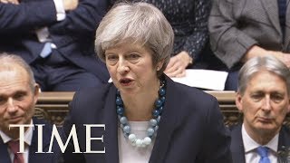 British Prime Minister Theresa May Rejects Calls To Delay EU Departure  TIME [upl. by Bealle]