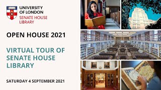 Open House 2021  Virtual Tour of Senate House Library [upl. by Chien491]