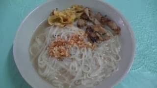 Flat Rice Noodles Horfun or Koay Teow with Pama Seasoning [upl. by Arikehs]