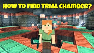 How to find Trial Chambers in Minecraft pe 121  Hindi [upl. by Aihsrop635]