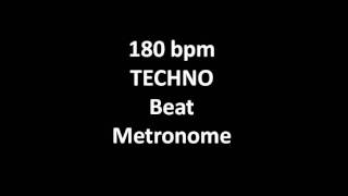 180 BPM  180 Beats Per Minute TECHNO BEAT for Jamming [upl. by Uziel]