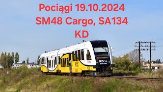 Pociagi 19102024 ST48 PKPCARGO SA134 KD i inne [upl. by Maiah]