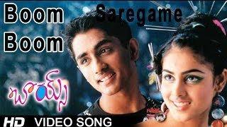 Boom Boom Full Video Song  Boys Movie  Siddharth  Bharath  Genelia  Thaman SS [upl. by Tnahs]