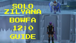 OSRS Commander Zilyana Solo Guide Bowfa 120 20 Kill Trips Sara GWD [upl. by Tse]