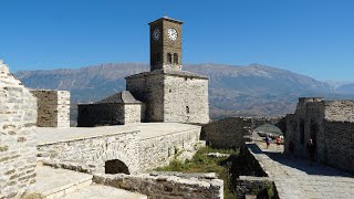 Gjirokastër FortressCastle  TwierdzaZamek Gjirokastra  ALBANIA  4K Drone [upl. by Bearce280]