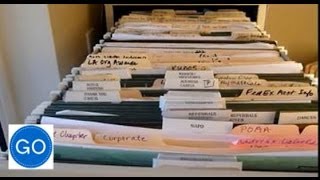 How to Organize Your Filing Cabinet Files [upl. by Nimsay]