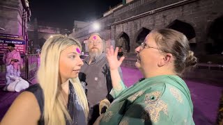 My American Parents 1st Time in a Hindu Temple Mom Cried 🥹 [upl. by Leumel]