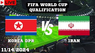 Korea DPR VS Iran Live Match Today Score En FIFA World Cup Qualification 2024 [upl. by Halverson]