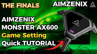 【AIMZENIX PS5 ADAPTER】BEST Controller Settings for THE FINALS  PC Xbox Series SX amp PS5 [upl. by Daria255]