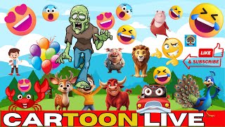 CARTOON LIVE Stream😊 mini wood toy  woodworking art skills woodhand crafts [upl. by Eppesuig]