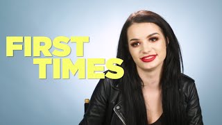 WWEs Diva Paige Tells Us About Her First Times [upl. by Acireit]