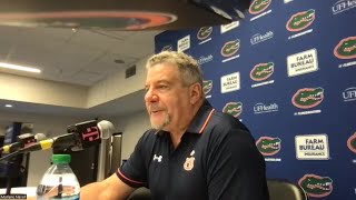 Bruce Pearl recaps No 12 Auburns loss at Florida [upl. by Yarazed354]