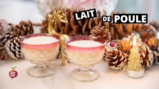 LAIT DE POULE 🥛🐓 EGGNOG boisson festive au lait et oeuf La petite bette [upl. by Arraic883]