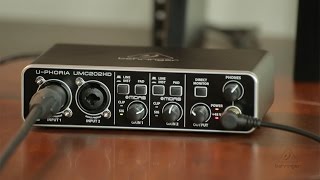 UMC202HD How To  First Recording [upl. by Seitz664]